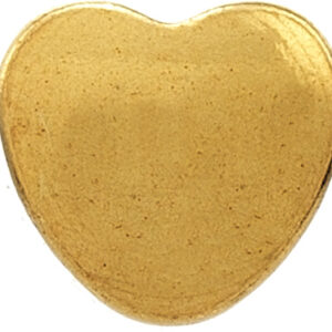 Erstohrstecker System 75 gelb Herz Studex