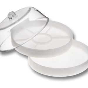 Staubschutzglocke mit 2 Schalen