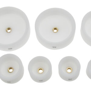 Delrin-Druckstück-Sortiment konkav 12 Stk.