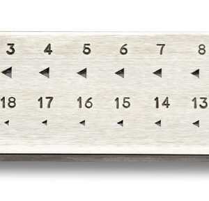 Zieheisen dreieckig 3x2,6 - 1x0,9 mm