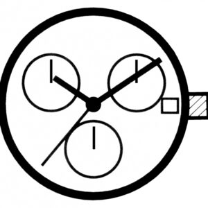 Kleinuhrwerk Quarz ETA G15.211/212 H1, KLS, D3, CHR