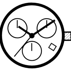 Kleinuhrwerk Quarz Japan VR32, SC, D4, CHR