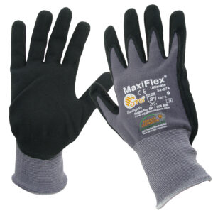 Arbeitshandschuhe Gr. 9, Nitril-PU beschichtet, schwarz/grau