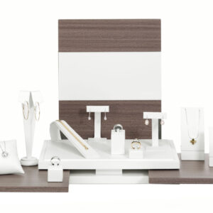 Display Set Pure grau/weiß 4-teilig