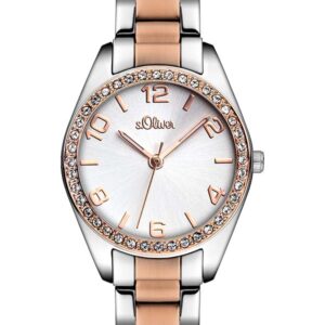 s.Oliver Edelstahlband bicolor rosegold SO-2774-MQ