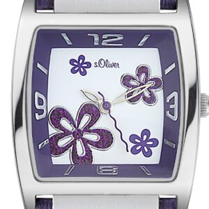 s.Oliver Lederband weiß/ lila SO-1944-LQ