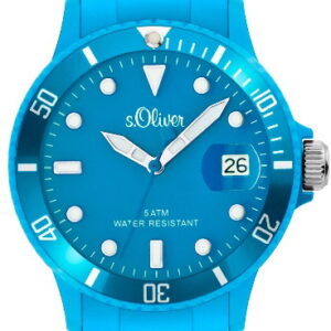 s.Oliver Silikonband hellblau SO-1993-PQ