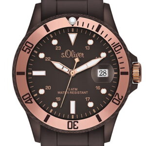 s.Oliver Silikonband braun SO-2550-PQ