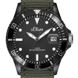 s.Oliver Canvasband olive SO-2693-LQ
