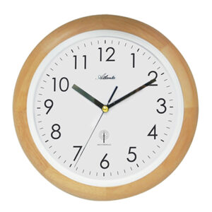 Atlanta 4323/30 Funk-Wanduhr Holzgehäuse