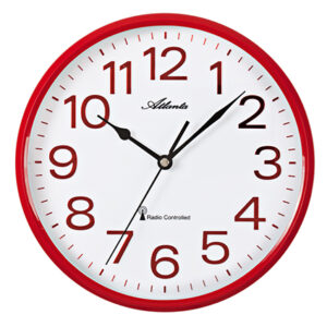 Atlanta 4378/1 rot Funk-Wanduhr