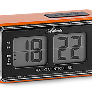 Atlanta 1881/12 orange Funkwecker Retro