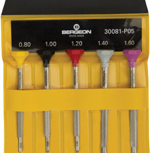 Schraubendreher-Satz 5 Stück in Kunststoff-Tasche Bergeon