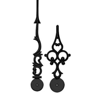 Zeigerpaar Euronorm Antik schwarz Minutenzeiger-L:76mm