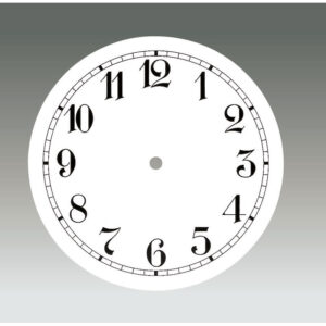 Zifferblatt Aluminium Ø 172mm