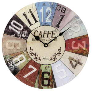AMS Quarz-Wanduhr Caffè
