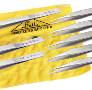 Standard-Kornzangen/ Pinzettensatz, 8-teilig