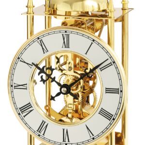 AMS Stiluhr Messing poliert 14-Tage-Schlagwerk auf Glocke zur vollen Stunde