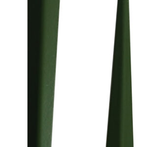 Euronormzeiger grün Aluminium 123/94mm