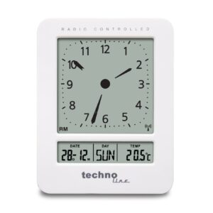 TECHNOLINE Funk-Wecker, weiß