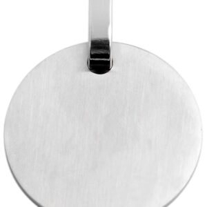 Anhänger Gravur basic Akzent Edelstahl, Ø 25mm