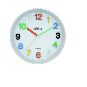 Atlanta 4352 Wanduhr, Quarz weiß