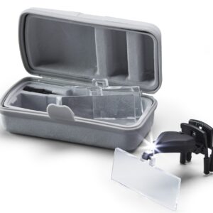 Aufsetz/ Aufsatzlupen im Set mit LED