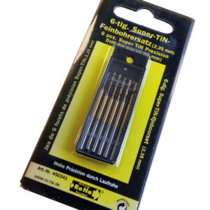 Super-TIN-Feinbohrersatz, 6-teilig