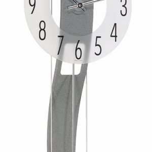 HERMLE Quarz-Pendelwanduhr, anthrazit