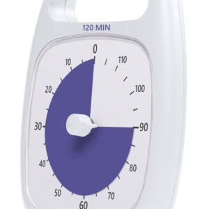 TIME TIMER Plus, weiß - 120 Minuten