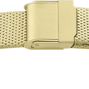 Milanaise-Metallband Edelstahl 16mm PVD gelb satiniert