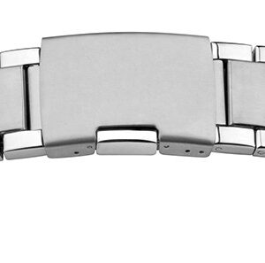 Metallband Edelstahl 24mm Stahl mattiert/poliert