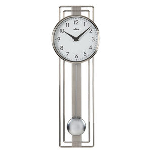 Atlanta 5055 Pendeluhr silber/ chrom