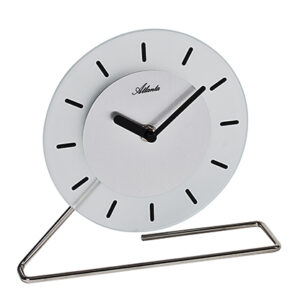 Atlanta 3116/19 Tischuhr silber/ chrom