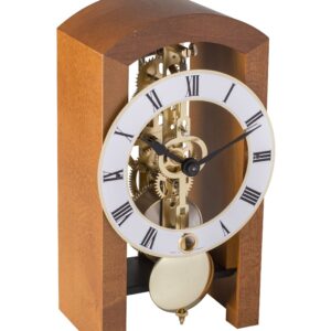 HERMLE Skelett-Tischuhr, Kirschbaum