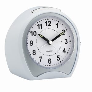 Quarzwecker sweep weiß