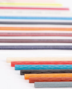 Feiler-Einsatz aus Keramikfaser, rund, Korn 1200 (rot)