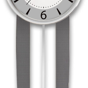 Atlanta 5106/19 Pendeluhr Funk silber