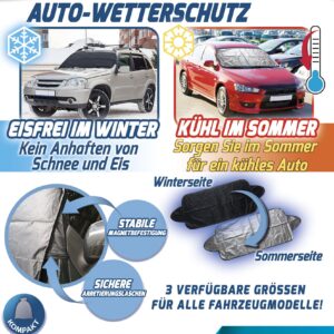 Autoschutzmatte - Eisfrei im Winter - Kühl im Sommer - Größe 180x120cm