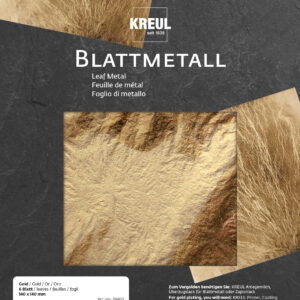 Blattmetall Gold, 6 Blätter