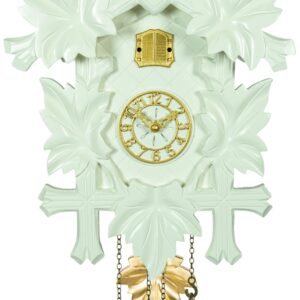 Kuckucksuhr Effectline Gold - weiß