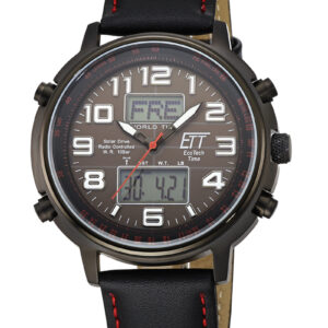 Eco Tech Time Solar Drive Funk Hunter II Herrenuhr - EGS-11452-22L