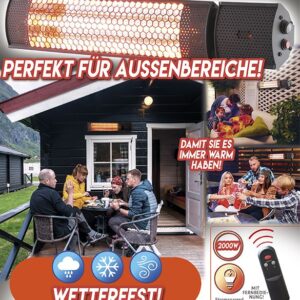 Radiant Heater Heizlüfter - perfekt für den Außenbereich