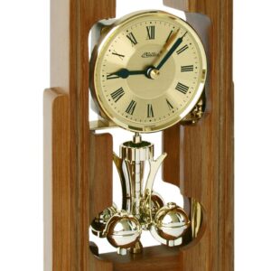 Haller Drehpendel-Tischuhr, Eiche massiv