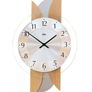SELVA Funk-Wanduhr Buche Simbach