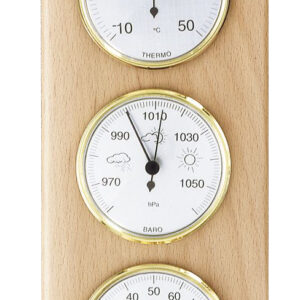 Wetterstation Made in Germany, Buche natur