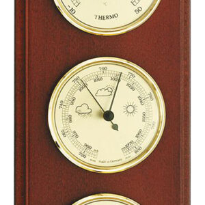 Wetterstation Made in Germany, Mahagoni