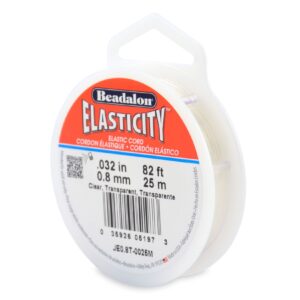 Elastischer Faden Stretch Cord Nylon transparent Ø 0,80mm -25m