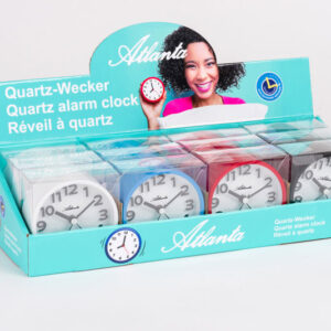 Atlanta 2115 SET Quarzwecker bunt, 12er Set