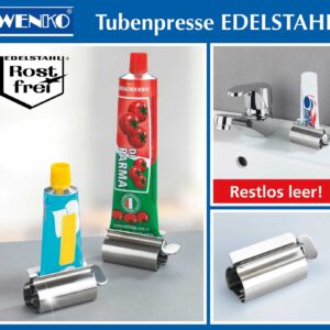Tubenpresse - restloses Entleeren ihrer Kunststoff- und Metalltuben